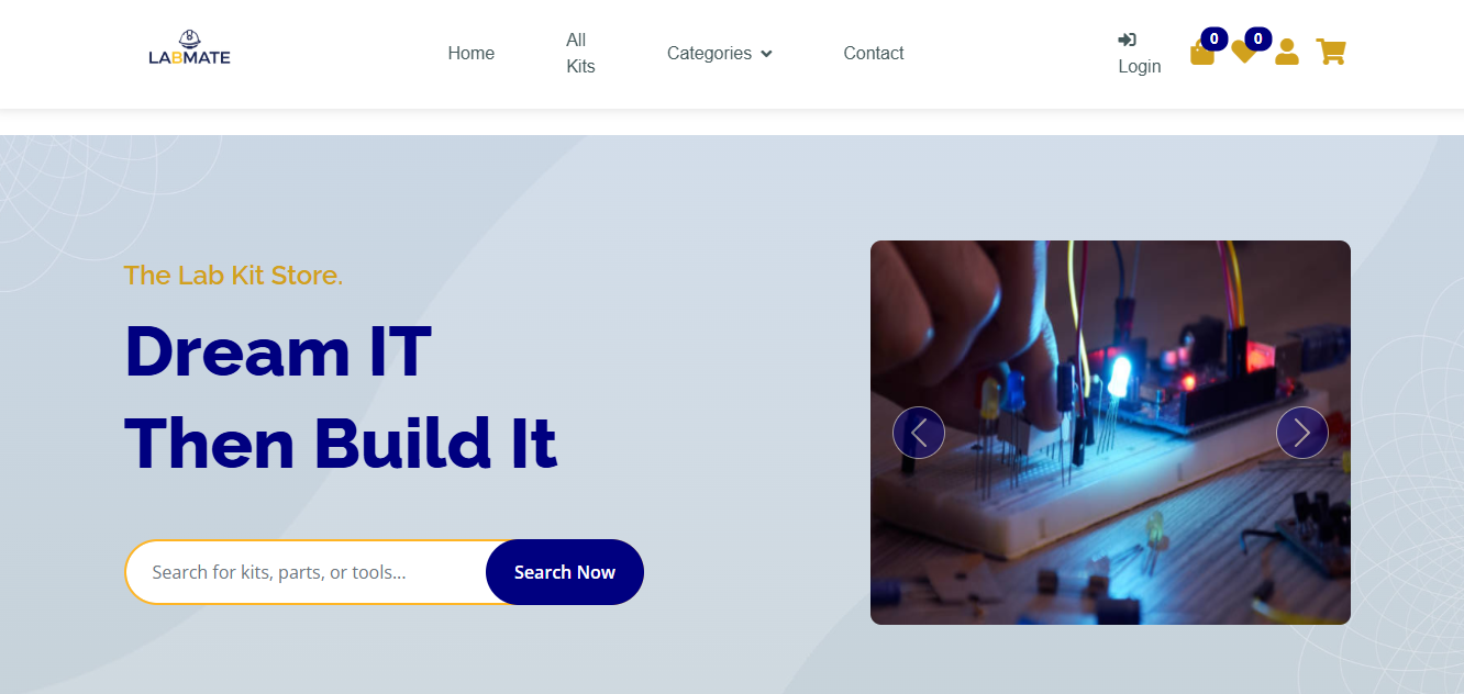 LabMate Ecommerce Website